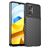 Mobigear Groove POCO M5 Hülle Flexibles TPU Backcover - Schwarz