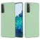 Mobigear Rubber Touch Samsung Galaxy S21 Silikon Hülle Backcover - Grün