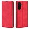 Mobigear Retro Slim Samsung Galaxy A27 Hülle Klapphülle Geldbörse - Rot