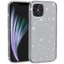 Mobigear Glitter iPhone 12 Pro Hülle Hardcase Backcover - Grau