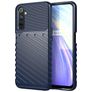 Mobigear Groove Realme 6 Hülle Flexibles TPU Backcover - Blau