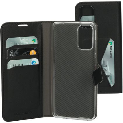 Mobiparts Classic Wallet Samsung Galaxy S20 Plus Klapphülle Portemonnaie - Schwarz