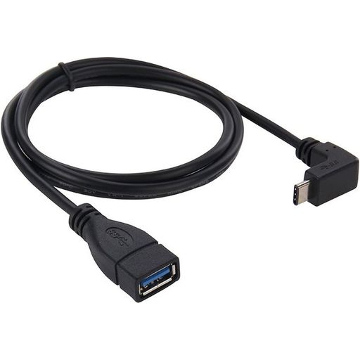 Mobigear USB-C auf USB-A Kabel 1 Meter - Schwarz