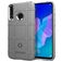 Mobigear Rugged Shield Huawei P40 Lite E Hülle Flexibles TPU Backcover Stoßfest - Grau