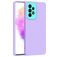 Mobigear Colors Samsung Galaxy A73 Hülle Flexibles TPU Backcover - Lila