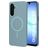Mobiparts Slim Line Samsung Galaxy A17 MagSafe Hülle Hardcase Backcover - Sage Green