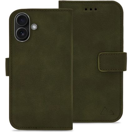 My Style Flex Wallet iPhone 16 Hülle Klapphülle Geldbörse - Forest Green