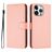Mobigear Urban Wallet iPhone 16 Pro Max Hülle Klapphülle Geldbörse - Pink