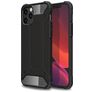 Mobigear Outdoor iPhone 12 Pro Hülle Hardcase Backcover Stoßfest - Schwarz