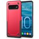 Mobigear Slim Armor Samsung Galaxy S10 Plus Hülle Hardcase Backcover Stoßfest - Rot