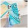 Mobigear Marble iPhone 12 Pro Max Hülle Flexibles TPU Backcover - Grün
