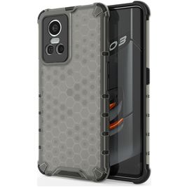 Mobigear Honeycomb Realme GT Neo 3 Hülle Hardcase Backcover Stoßfest - Schwarz
