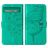 Mobigear Butterfly Google Pixel 7a Hülle Klapphülle Geldbörse - Grün
