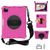 Mobigear SureGrip Hexa iPad Pro 11 Zoll (2022) Stoßfeste Hardcase Hülle + Stifthalter + Schulterträger + Ständer - Pink