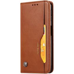 Mobigear Card Set Samsung Galaxy A30s Klapphülle Portemonnaie - Braun