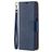 Mobigear Excellent Samsung Galaxy A12 Hülle Klapphülle Geldbörse - Blau