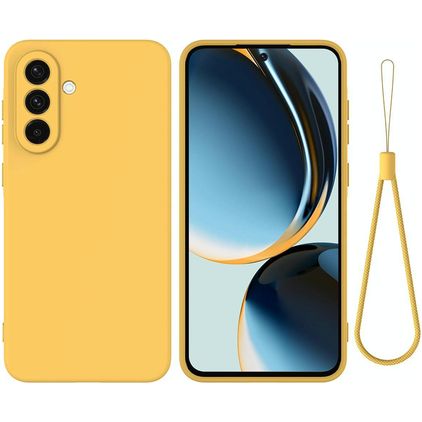 Mobigear Rubber Touch Samsung Galaxy S26 Silikon Hülle Backcover - Gelb