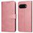 Mobigear Wallet Google Pixel 9a Hülle Klapphülle Geldbörse - Roségold