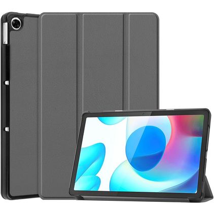 Mobigear Tri-Fold Realme Pad 10.4 (2021) Hülle Klapphülle - Grau