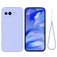 Mobigear Rubber Touch Google Pixel 10a Silikon Hülle Backcover - Lila