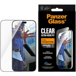 PanzerGlass Ultra Wide Fit iPhone 18 Pro Max Panzerglas Displayschutz - Hüllenfreundlich + Montagerahmen