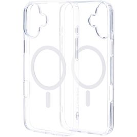 Mobiparts Hardcover Durchsichtig iPhone 16 Plus MagSafe Hülle Hardcase Backcover - Transparent