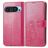 Mobigear Clover Google Pixel 10 Pro Hülle Klapphülle Geldbörse - Magenta