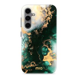 MIO Samsung Galaxy S24 FE MagSafe Hülle Hardcase Backcover - Green Marble