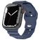 Mobigear Sport Armor Silikon Apple Watch Armband Drückerschließe - 49/46/45/44 mm - Blau