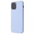 Mobigear Rubber Touch iPhone 12 Mini Silikon Hülle Backcover - Blau