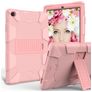 Mobigear ShieldStand Samsung Galaxy Tab A 10.1 (2019) Hülle Kunststoff / Silikon Backcover + Ständer - Roségold