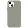 Valenta Snap Luxe iPhone 13 Hülle Echtes Leder Backcover - Grau