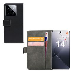 Mobilize Classic Gelly Wallet Xiaomi 14 Hülle Klapphülle Geldbörse - Schwarz