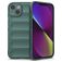 Mobigear Bumpy iPhone 14 Hülle Flexibles TPU Backcover - Grün