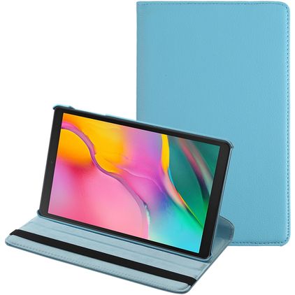 Mobigear DuoStand Samsung Galaxy Tab A 10.1 (2019) Hülle Drehbare Klapphülle - Blau