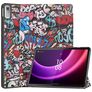 Mobigear Tri-Fold Lenovo Tab P11 Gen 2 Hülle Klapphülle - Graffiti