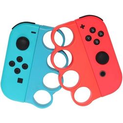 Mobigear Joy-Con Boxhandgriffe für Nintendo Switch - Blau / Rot (2er Pack)