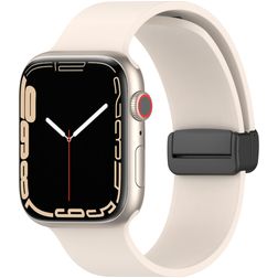 Mobigear Sport Mag Silikon Apple Watch Armband Magnetverschluss - 42/41/40/38 mm - Polarstern