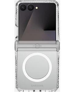 ITSKINS Level 2 HybridMagClear R Durchsichtig Samsung Galaxy Z Flip 8 MagSafe Hülle Hardcase Backcover Stoßfest - Transparent