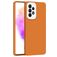 Mobigear Colors Samsung Galaxy A73 Hülle Flexibles TPU Backcover - Cognac