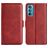 Mobigear Slim Magnet Motorola Edge 30 Klapphülle Portemonnaie - Rot