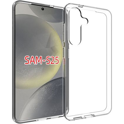 Mobigear Basics Transparent Samsung Galaxy S25 TPU (flexibel) Backcover - Transparent