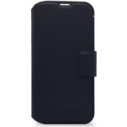 Decoded Detachable Wallet iPhone 14 Plus Hülle Echtes Leder Abnehmbare 2in1 Klapphülle Geldbörse - Steel Blue