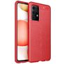 Mobigear Luxury Samsung Galaxy A72 Hülle Flexibles TPU Backcover - Rot