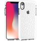 Mobigear Diamond iPhone XR Hülle Hardcase Backcover - Weiß / Transparent
