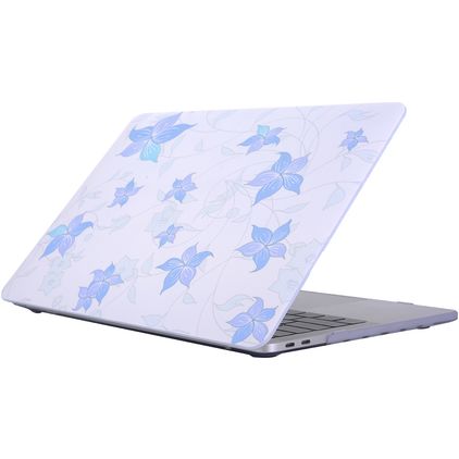 Mobigear Flowers MacBook Pro 15 Zoll (2016-2019) Hardshell Hülle Laptop Cover MacBook Case - Model 40 - Modell A1707 / A1990
