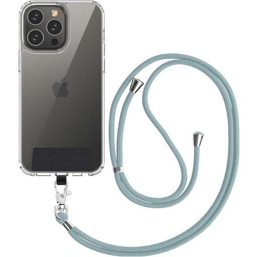 Mobigear Nylon Lanyard Universal-Handykette einstellbar - Grau
