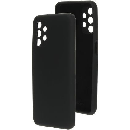 Mobiparts Samsung Galaxy A13 4G Silikon Hülle Backcover - Schwarz