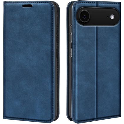 Mobigear Retro Slim iPhone Air Hülle Klapphülle Geldbörse - Dunkelblau