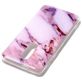 Mobigear Marble OnePlus 6 Hülle Flexibles TPU Backcover - Lila